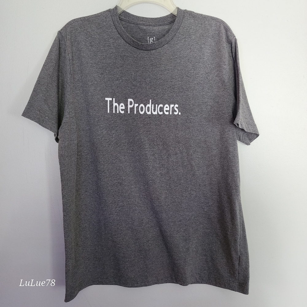 George Men's Gray The Producers T-Shirt Lg